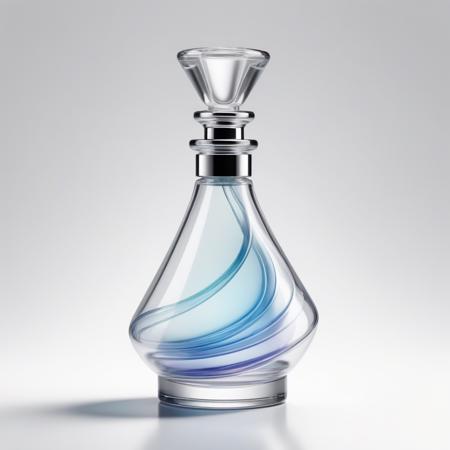 00118-3550941316-A perfume bottle made of glass,smooth spiral cone-shaped packaging design.white background,.png